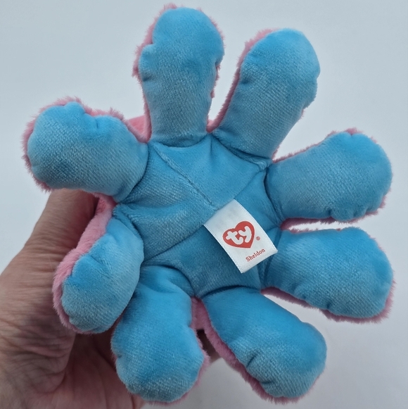 Ty Beanie Boos Sheldon The Octopus Beanie Baby Plush Toy - Picture 4 of 6